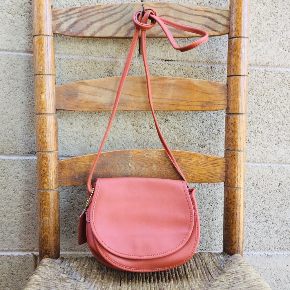 *SOLD* SportsCoach Tan Crossbody Saddlebag Cowhide - Picture 3 of 8